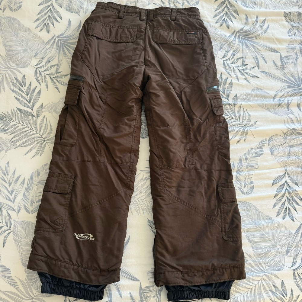 OBERMEYER ski pants nylon boys size 10 winter snowboarding - Picture 5 of 11